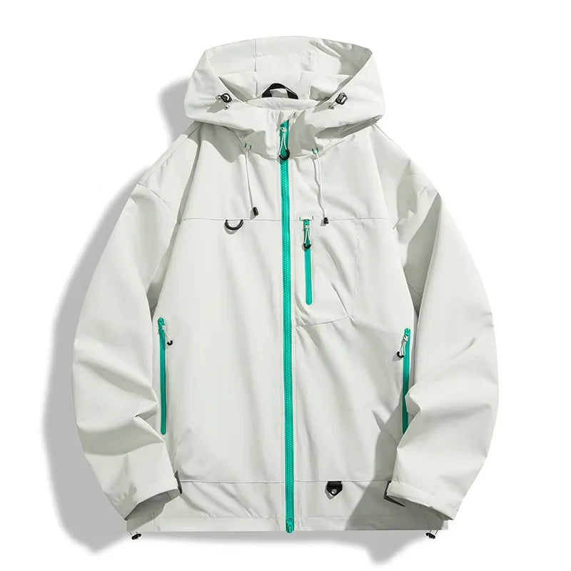 Unisex Hiking Jacket Waterproof Autumn Windbreaker Ourdoor Hooded Coats Women New Jacket Men Fishing Camping Climbing Coats