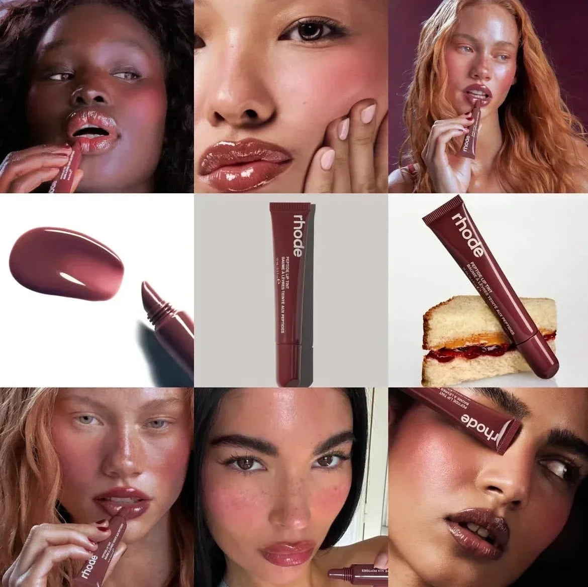 Hydrating Lip Gloss - Long Lasting Waterproof Glazing Mist & Rouge Powder Blush Stick