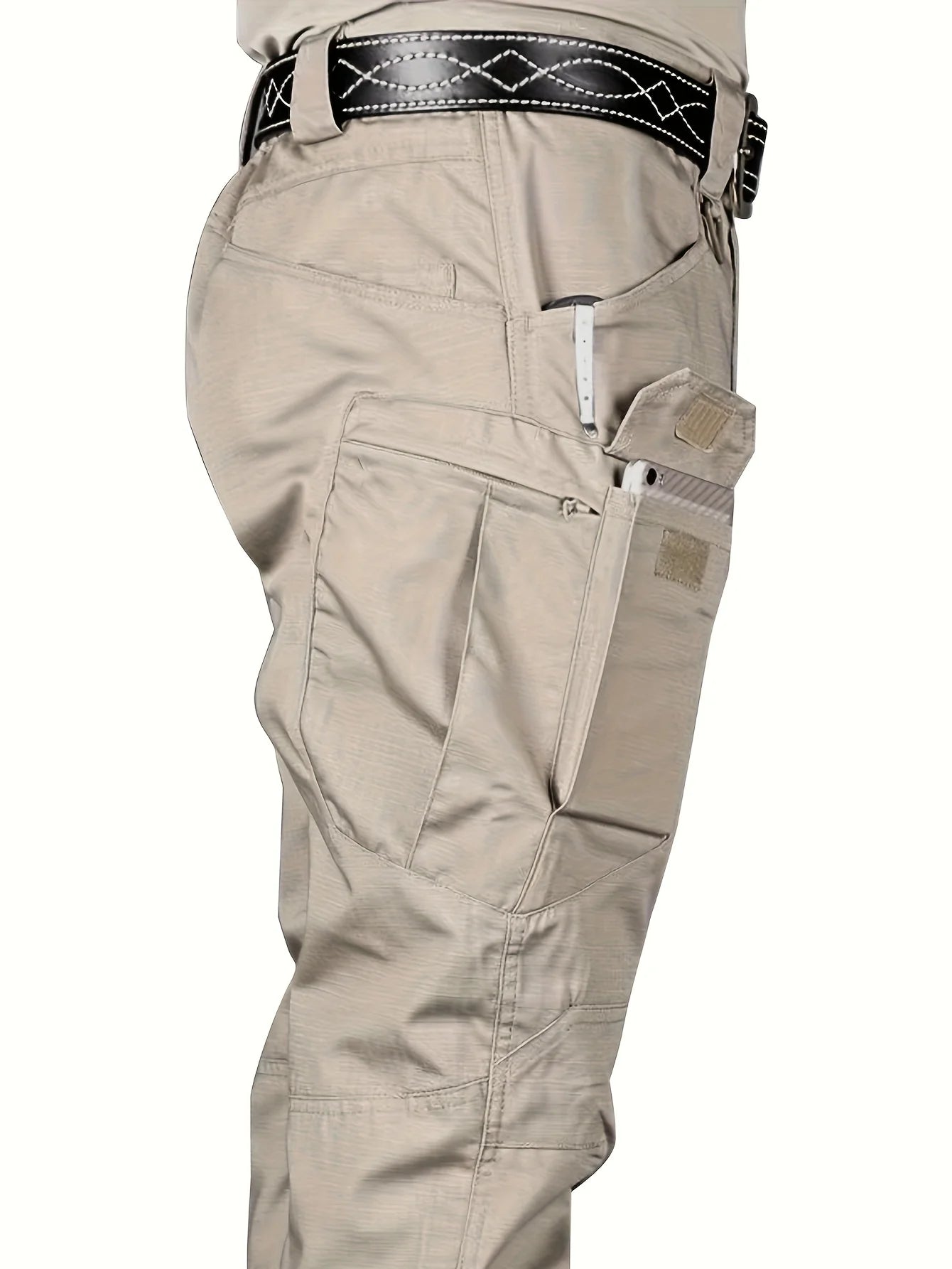 6XL Plus Size Men's Tactical Cargo Pants Outdoor Casual Sports Hiking Fishing Waterproof Multi-pocket Trousers