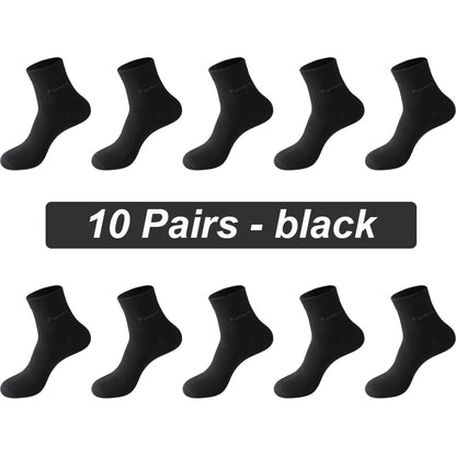 Bamboo Fiber Socks Men Casual Business - Anti Bacterial Breathable Knit Ankle Socks