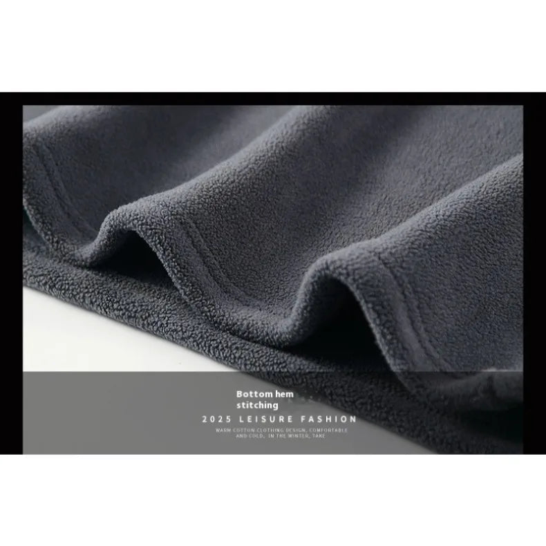 Autunm Winter Polar Fleece Sweatshirt for Men Thick Warm Stand Up Collar Half Zip Casual Base Layer Man Long Sleeve Sweater Man