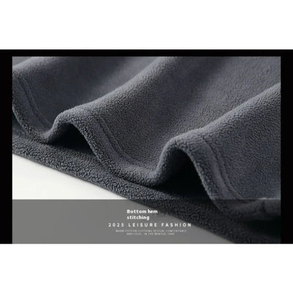 Autunm Winter Polar Fleece Sweatshirt for Men Thick Warm Stand Up Collar Half Zip Casual Base Layer Man Long Sleeve Sweater Man