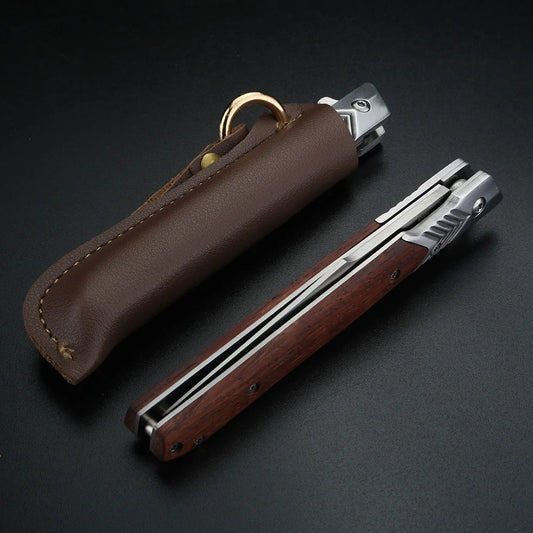 Wooden Handle Folding Fruit Knife - Sharp Camping Peeler for Fruits  Vegetables