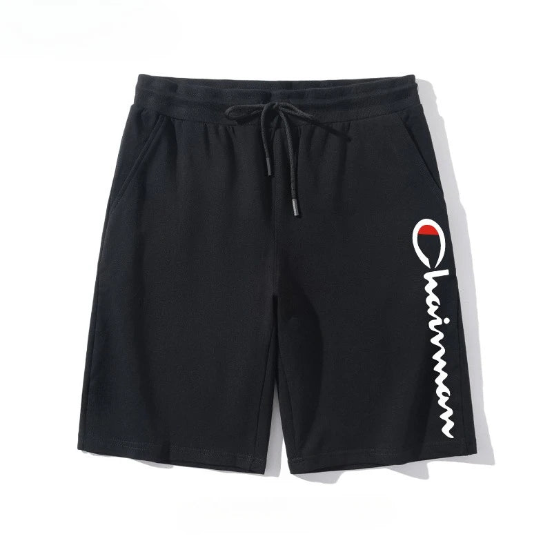 Personalized Trendy Sports Shorts, Loose and Comfortable Five Point Style Summer Casual Men's Shorts, Fashionable Brand Printed
