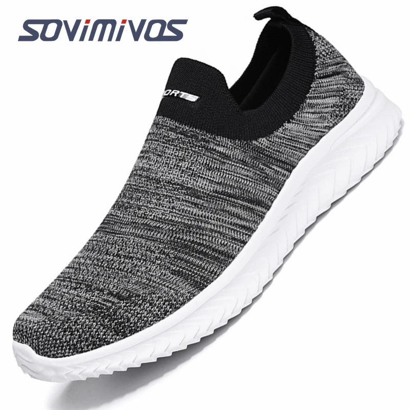 Outdoor Super Light Men Sneakers Fashion Breathable Running Sport Shoes Quality Slip-on Unisex Athletic Footwear 2022 Hot Sale