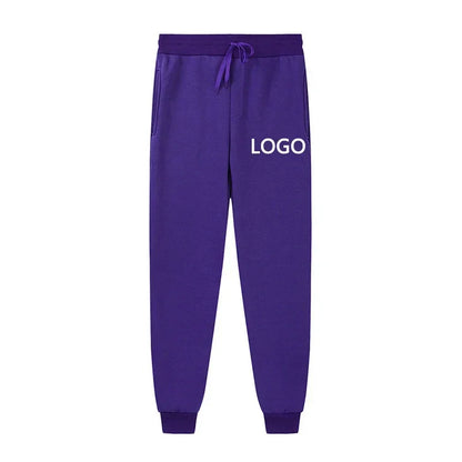 Customized Sweatpants Men Fashion Peronality Printed Drawstring Pocket Sport Pants Women Casual Workout Jogging Long Trousers