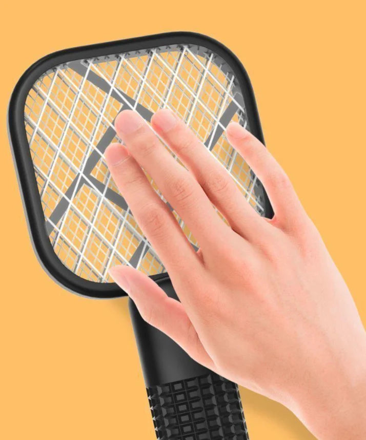 Electric Mosquito Swatter UV Light Bug Zapper Rechargeable Fly Killer Insect Racket Portable Outdoor Pest Control For Camping