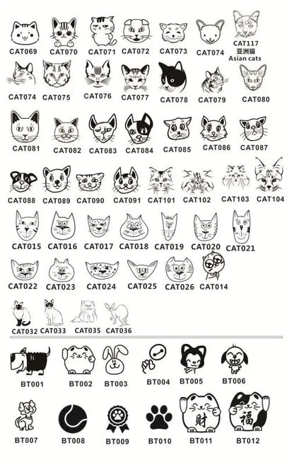 Dog ID Tag Free Engraving Name Tel Pet Collar Harness Pendant Clothes Accessories For Cat Custom Puppy Kitten Leash Pet Supplies