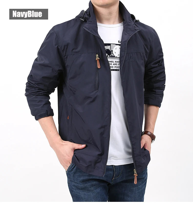 Waterproof Windbreaker Jackets Men Naturehike Casual Hiking Tactical Jacket Women Multi-pocket Hooded Fishing Windproof Coat