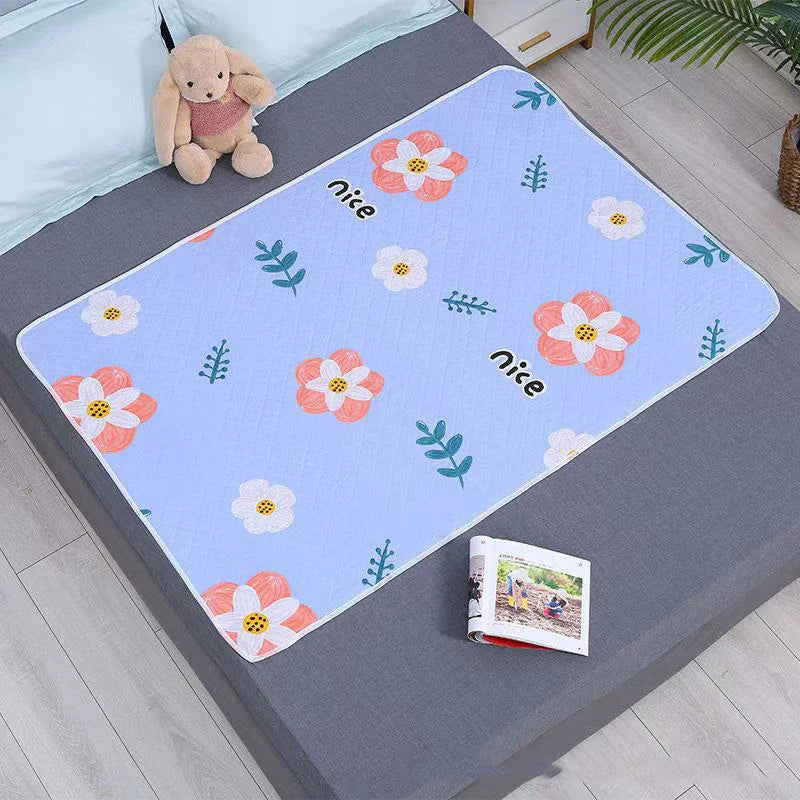 Diaper pad waterproof washable cotton breathable oversized diaper care mattress