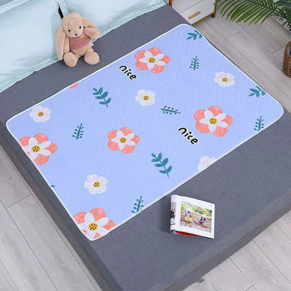 Diaper pad waterproof washable cotton breathable oversized diaper care mattress