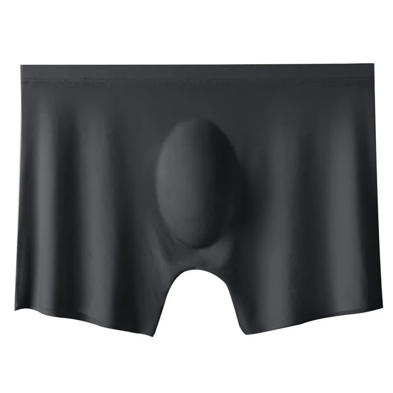 1 Pc Mens Boxer Shorts Ice Silk Men Panties Seamless Sexy Underwear Man Underpants Panties Male Ultra-thin Breathable Briefs