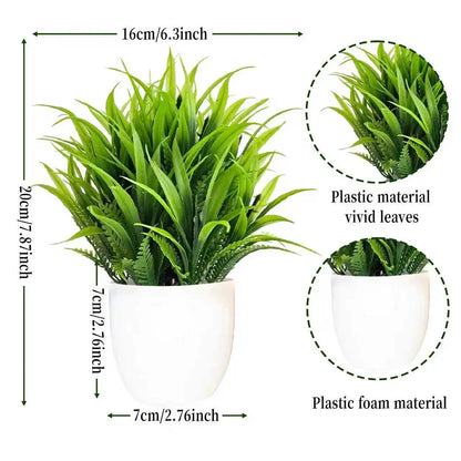 Artificial Christmas Tree - Green Potted DIY Home Decor for Weddings Birthdays and Xmas