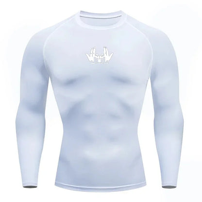 Men's Compression Shirt - Running Compression Tee | Long Sleeve Sports Shirt