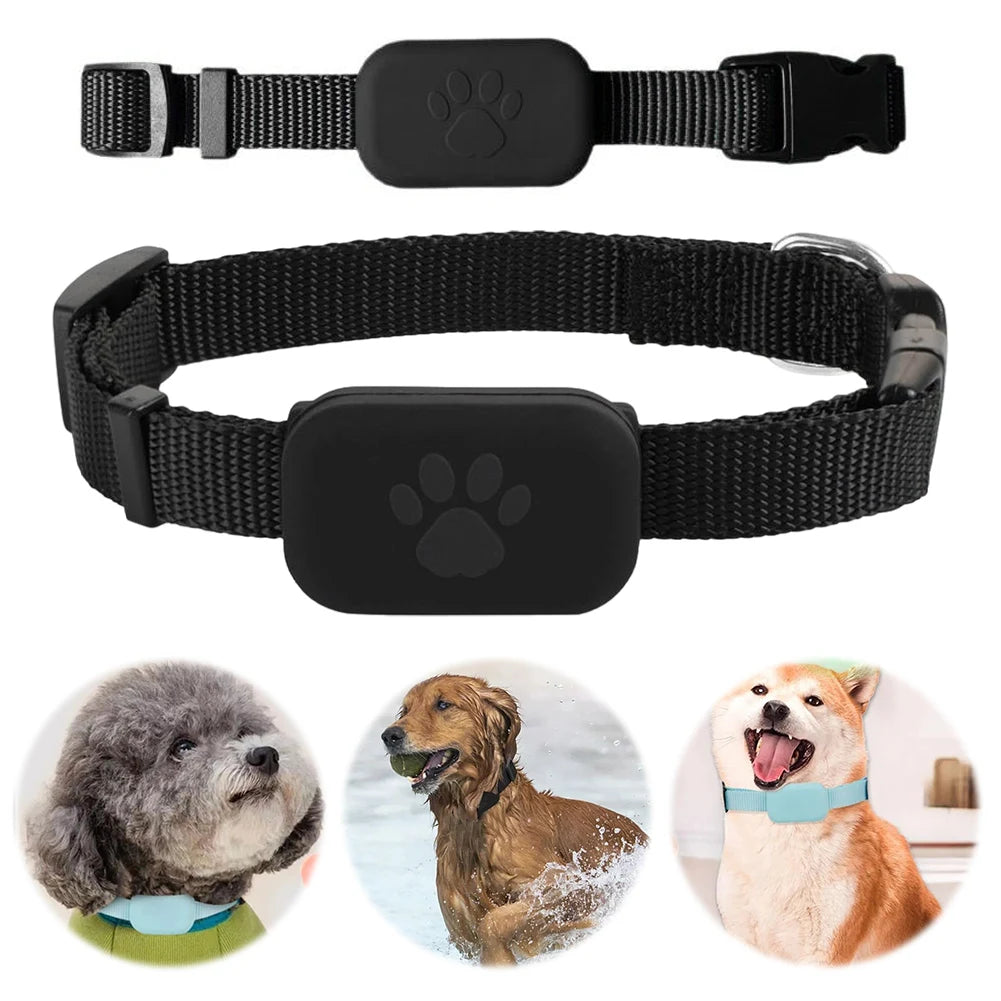 Pet GPS Tracker with Adjustable Collar Cat Locator Smart Pet Locator for Cats and Dogs Smart GPS Trackers Cat Trackers