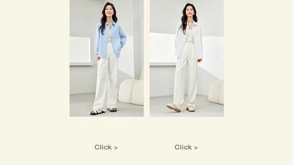 VIMLY Spring Formal Shirts Women 2026 Cotton Lyocell Button Up Shirts & Blouses Long Sleeve Top Office Wear for Woman M5889