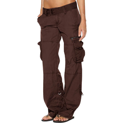 Women's New Spring and Autumn European and American Fashion Classic Street Trend Daily Retro French Wide Leg Work Pants