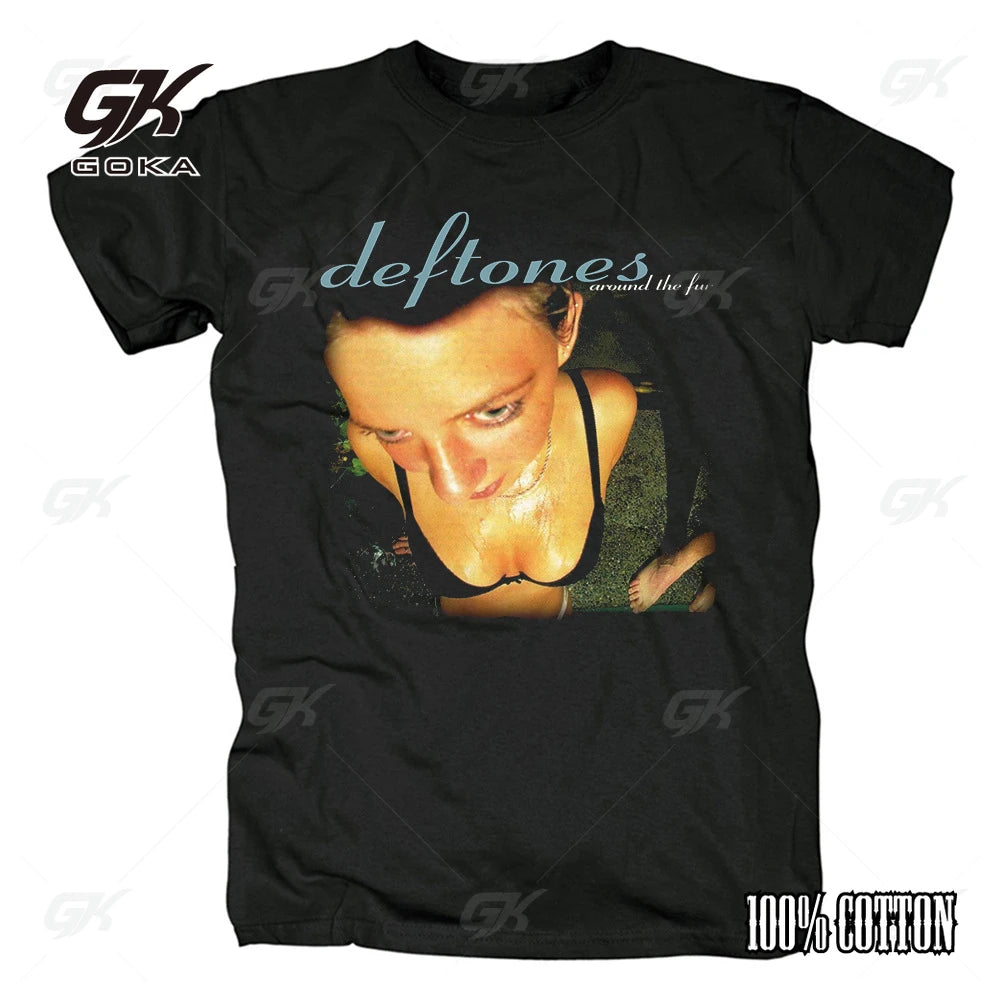 Deftones Cotton Singer Band T Shirt Men Women Hip Hop Rock Tee Fashion Short Sleeve T Shirt Summer Clothes T-shirts Tops