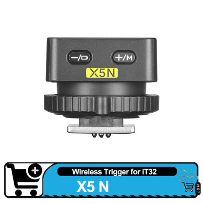 Godox IT32 IFlash Camera Flash TTL HSS Rotating Head on Camera Flash Light X5 C/S/N/F/O/L Wireless TTL Magnetic Flash Trigger