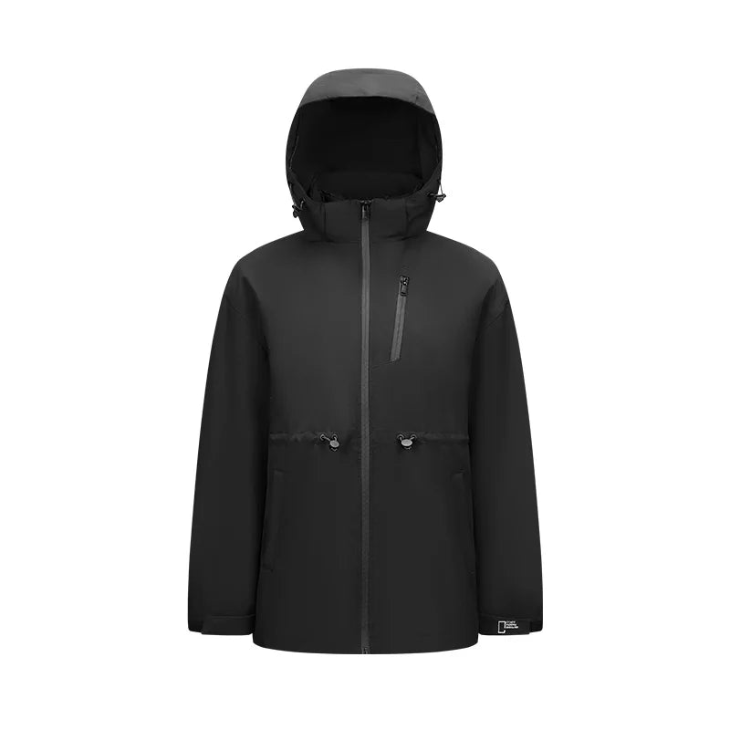 Semir Down Jacket Women 2026 New Two-Piece Three-in-One Outdoor Travel Daily Waterproof Oil-proof Stain-proof Woman Winter Coat
