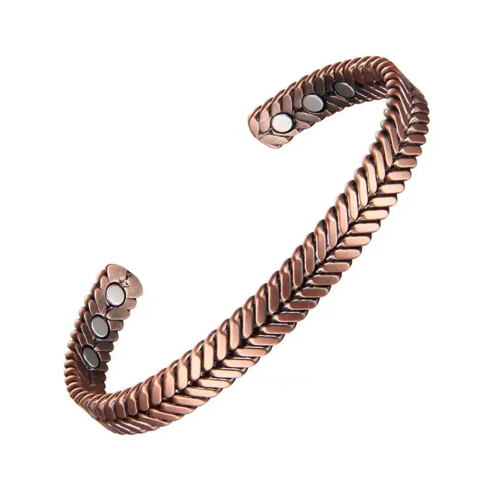 Men Magnetic Copper Bracelet Healing Bio Therapy Arthritis Pain Relief Bangle Cuff Jewelry Bracelets For Women Drop Shipping