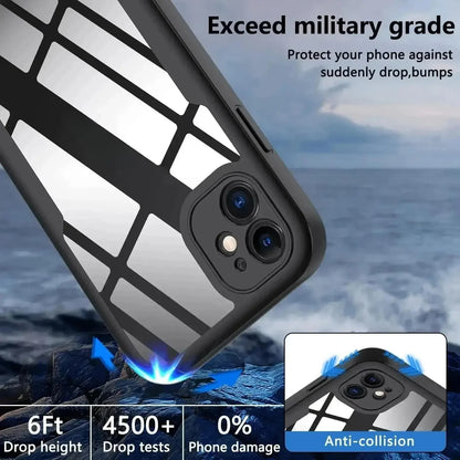 360 Full Body Front+Back Clear Protection Case For iPhone 17 16 Pro Max 13 14 15 Plus 11 12Pro Shell-membrane Shockproof Cover