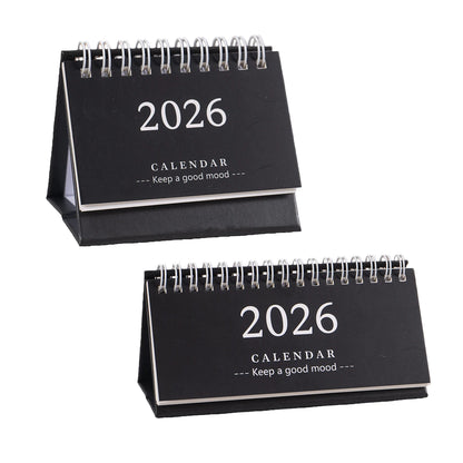 2026 Mini Desk Calendar Desktop Notepad Ornament Cute Simple Calendar,Christmas New Year Gift, Daily Planner Table Calendar