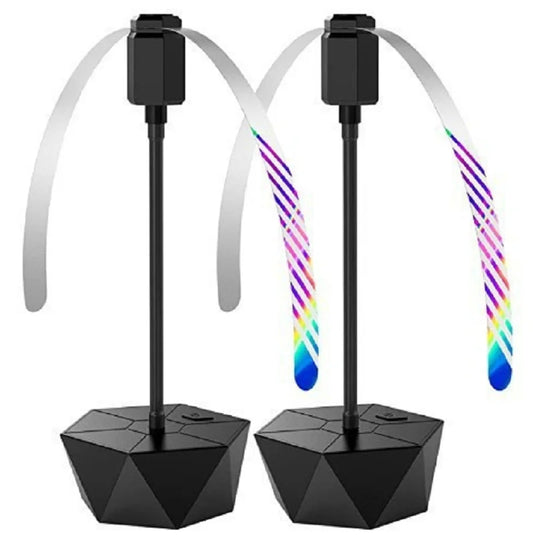 HOMEFISH Bonsai Style Bendable Retractable Fan Mosquito Repellent Outdoor Rechargeable Battery Fly Repellent