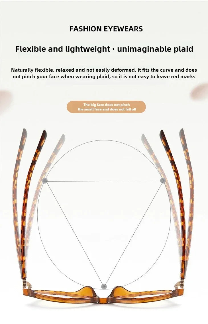 Oval Reading Glasses - Classic Oval Frames With Photochromic Lenses For Women Small Frames