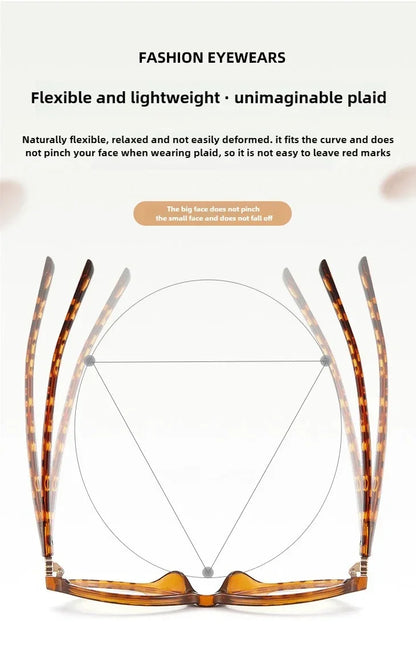 Oval Reading Glasses - Classic Oval Frames With Photochromic Lenses For Women Small Frames