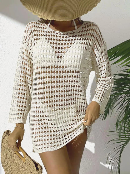 Girls Women ladies Sports long sleeve New style BIKINI-Plus Size Beachwear Tunic for Swimwear Sun Protection Clothes Cover Up