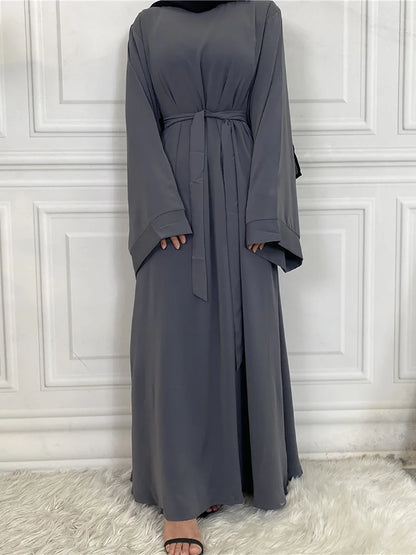 Modest Abaya Dress Ramadan Kaftan For Women | Elegant Muslim Maxi Robe