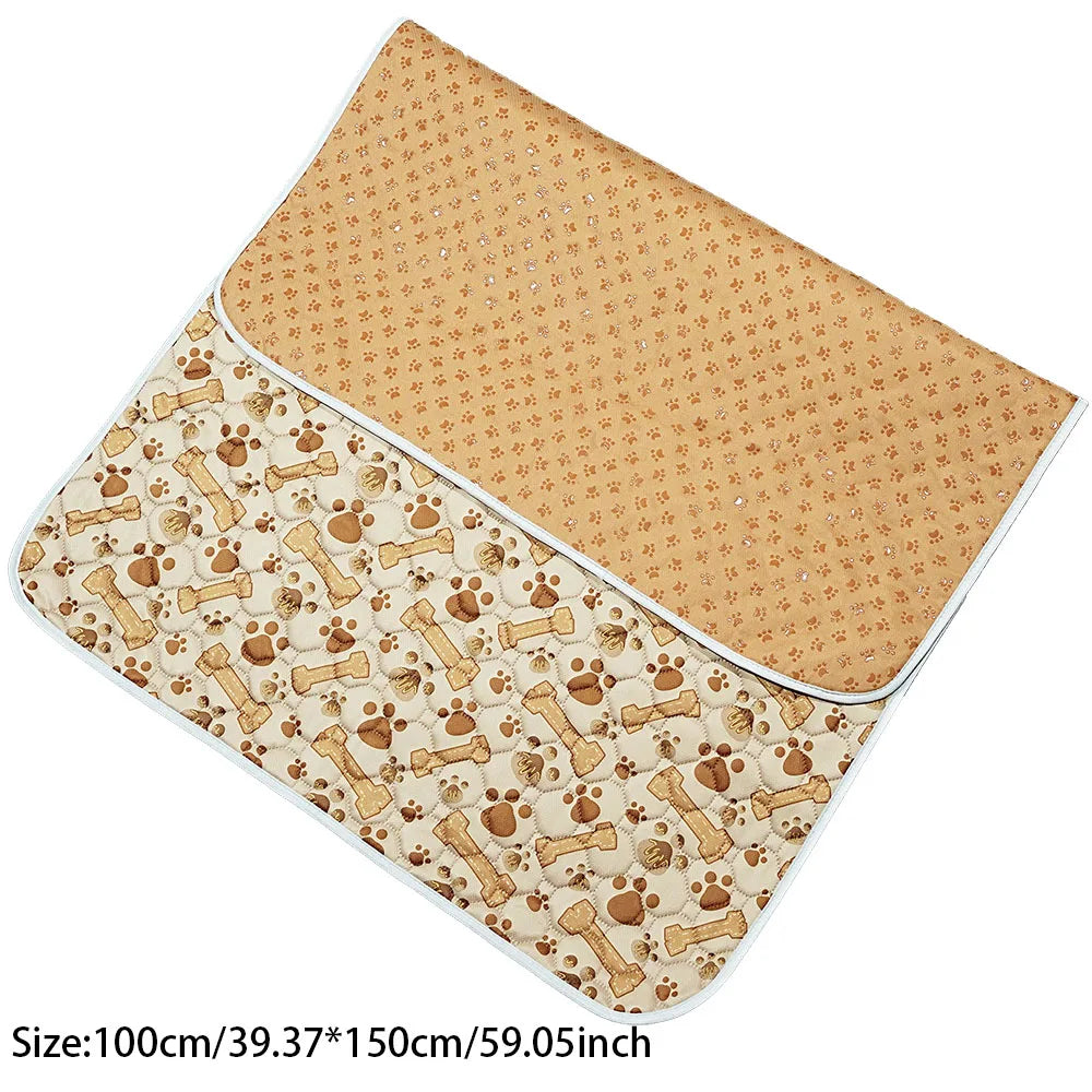 BIAI Winter New non-slip Mat for Pets Waterproof Dog Pee Pad Breathable Cat Mat Washable Pet Diaper Pad High Absorbent Pet Mat