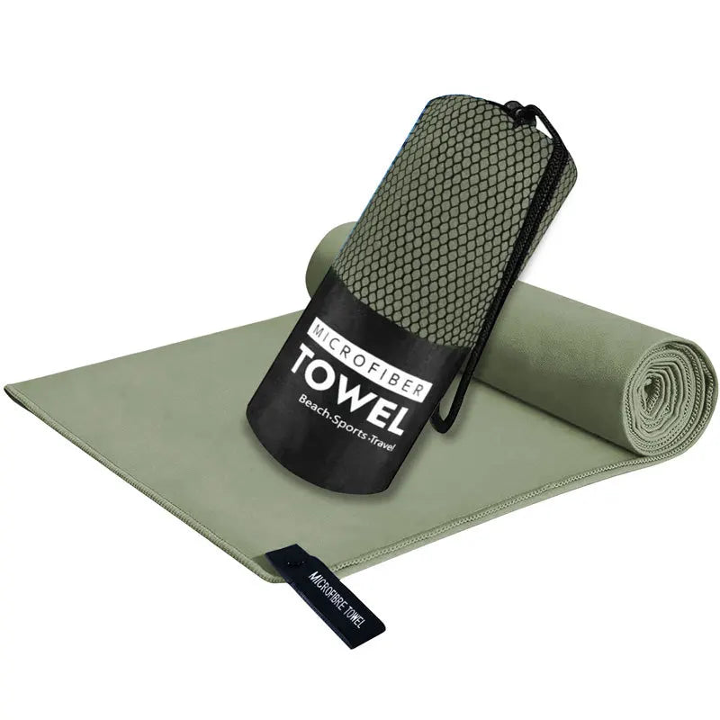 Sandproof Microfiber Fast-Drying Towel  Lightweight Portable  Swim Yoga Gym Beach Travel Sports Essentials