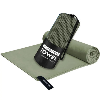 Sandproof Microfiber Fast-Drying Towel  Lightweight Portable  Swim Yoga Gym Beach Travel Sports Essentials