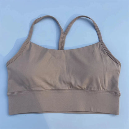 Women Fitness Sports Bra – Y-Line Straps High Strength Breathable Gym Top
