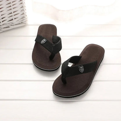 Flip-Flops For Men 2024 Summer Anti-Skid Breathable Home Outdoor Comfortable Slippers Daily Casual Men Flip-Flops Beach Slippers