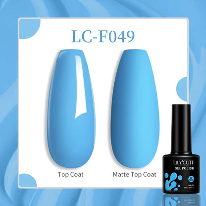 Gel Nail Polish - LILYCUTE UV Gel Varnish 7ML | Soak Off, Long Lasting Colors