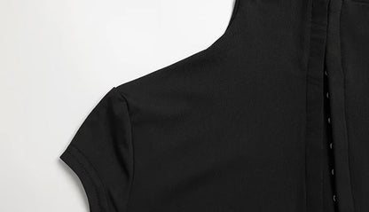 Women Sheath Dress - Slim Fit Short Sleeve O Neck Bodycon Club Party Outfit
