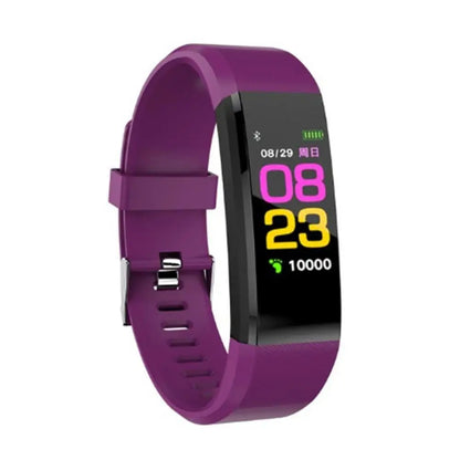 HD Color Screen 115plus Smart Band Heart Rate Health Watch Waterproof Sports Bracelet