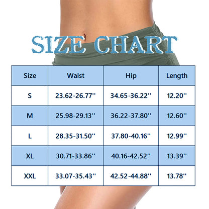 Basic Tight Swimming Bottoms for Female Solid Color High Waist Full Coverage Bikini Split Swimsuit Briefs Beach Drawstring Trunk