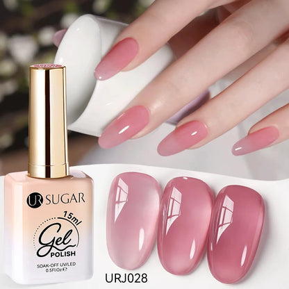 Jelly Gel Polish - Eco Friendly Semi Permanent UV LED Nail Polish for Salon Use