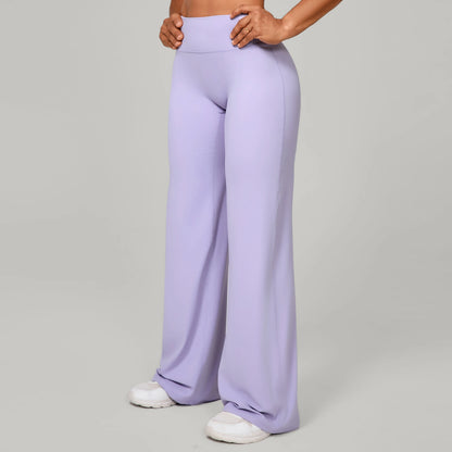 Women Yoga Pants – Soft Stretchy Fabric Full Length Leggings With Elastic Waist