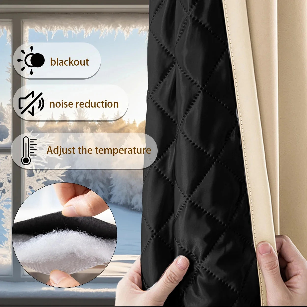 Blackout Curtains | Custom Thermal Waterproof Soundproof Curtains for Bedroom & Living Room