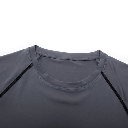 Compression T Shirt Men - Quick Dry Summer Sportswear Athletic Gym Top