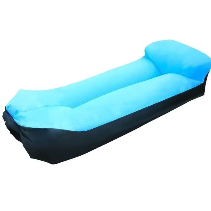Portable Folding Inflatable Lazy Sofa Outdoor Camping Inflatable Lounger Sofa Furniture