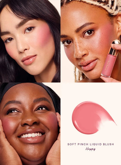 Rare Beauty Happy Joy Lucky Love Liquid Blush Silky and Glide On Smooth Long Lasting Plump Seamless Dewy Women Cosmetic Makeup