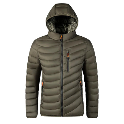 New Autumn Winter Men Warm Waterproof Parkas Jacket Coat Mens Hooded Casual Brand Windproof Thick Outwear Hat Parkas Jacket Male