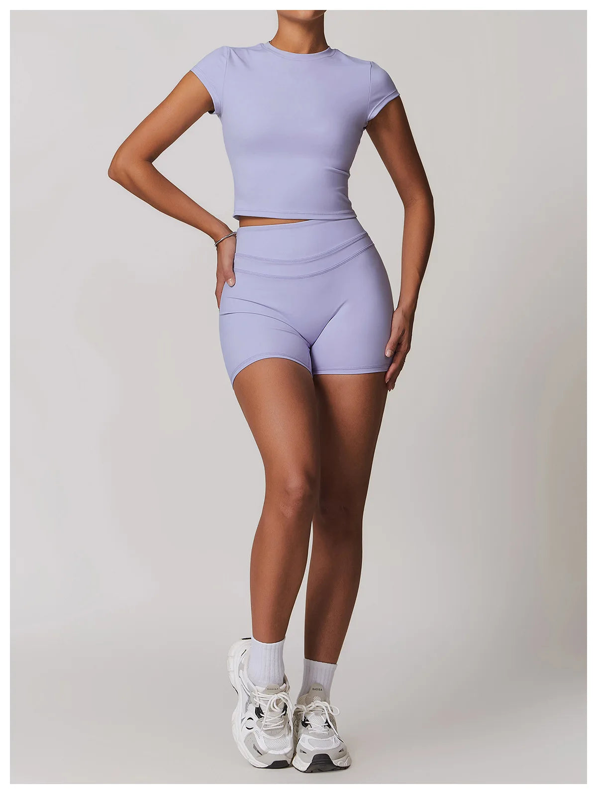 Women Yoga Top - Breathable Short Sleeve Shirt | Quick Dry Gym Top, Lightweight