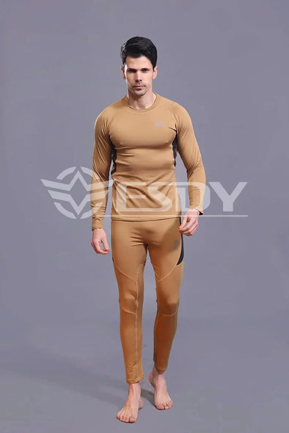 Winter Top Quality Thermal Underwear Men Underwear Sets Compression Fleece Sweat Quick Drying Thermo Underwear Clothing